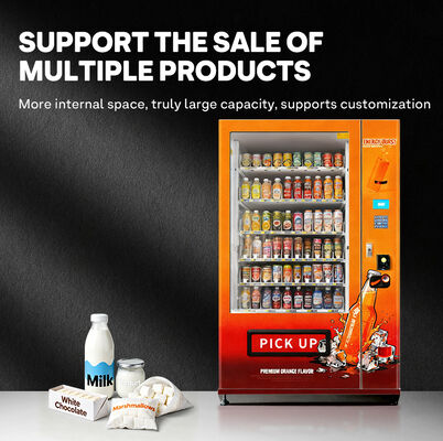 Haloo αυτόματος πωλητής ποτών και σνακ 21,5 ιντσών με χωρητικότητα 360, πόρτα από γυαλί με απόψυξη, στιβαρή και ανθεκτική