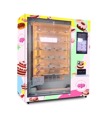 Έξυπνη ψηφιακή μηχανή πώλησης Cupcake ψυγείων μηχανών πώλησης κέικ φλυτζανιών με τον ανελκυστήρα