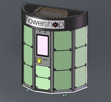 Haloo 14 πλέγματο προσαρμοσμένο λογότυπο ανθοπωλείο δώρο ανθοπωλείο με λειτουργία ψύξης