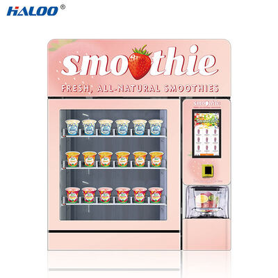24-Hour Semi-Automatic Smoothie Vending Machine with 10.1-Inch Touchscreen for Convenience Stores, Office Buildings, and More