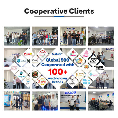 Το μηχάνημα πώλησης λουλουδιών Haloo προσφέρει δωρεάν προσαρμογή λογότυπου, υλικού μεταλλικής πλάκας και υποστηρίζει πολλαπλές πληρωμές.