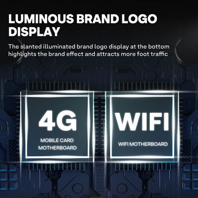 Haloo αυτόματος πωλητής ποτών και σνακ 21,5 ιντσών με χωρητικότητα 360, πόρτα από γυαλί με απόψυξη, στιβαρή και ανθεκτική