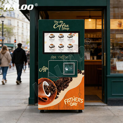 Haloo 27 ιντσών οθόνη αφής ζεστό και κρύο ποτό κάψουλα μηχανή καφέ με 14 γεύσεις και λειτουργία αυτόματου καθαρισμού